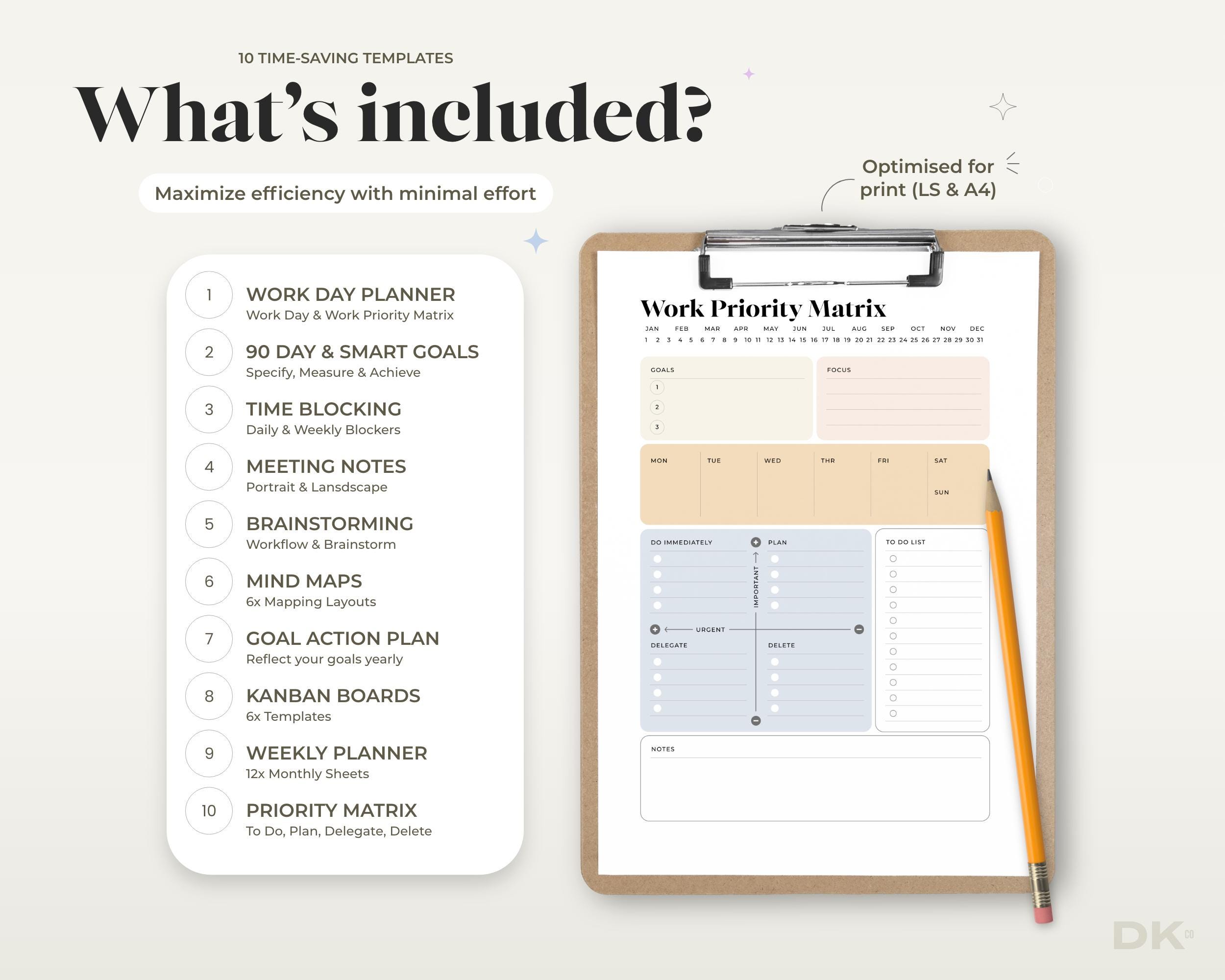 Digital CEO Planner Printable CEO Business Planner Small Business ...