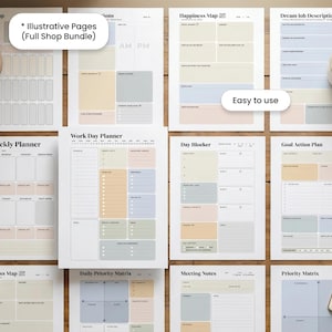 Goal Setting Planner Printable Goal Orientation Planner Yearly Goal Work Business Tracker Life Goal Spreadsheet Work Planner Productivity
