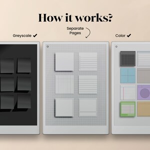 Sticky Notes for Remarkable Pro Template Sticker Note Eink List ...
