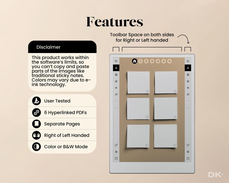 Sticky Notes for Remarkable Pro Template Sticker Note Eink List ...