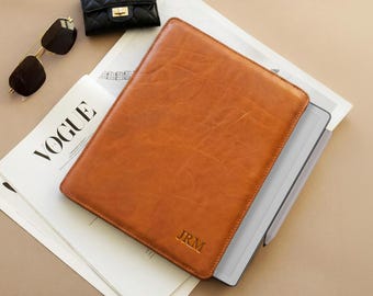 Premium Leather Case for reMarkable Paper Pure Sleeve with Pen Holder Folio Cover Protective Pouch