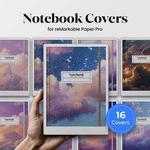 Copertine per quaderni per reMarkable Paper Pro Modello PDF Copertina per quaderno colorata Eink per reMarkable Pro Planner Organizer Smart Notepad rMPP