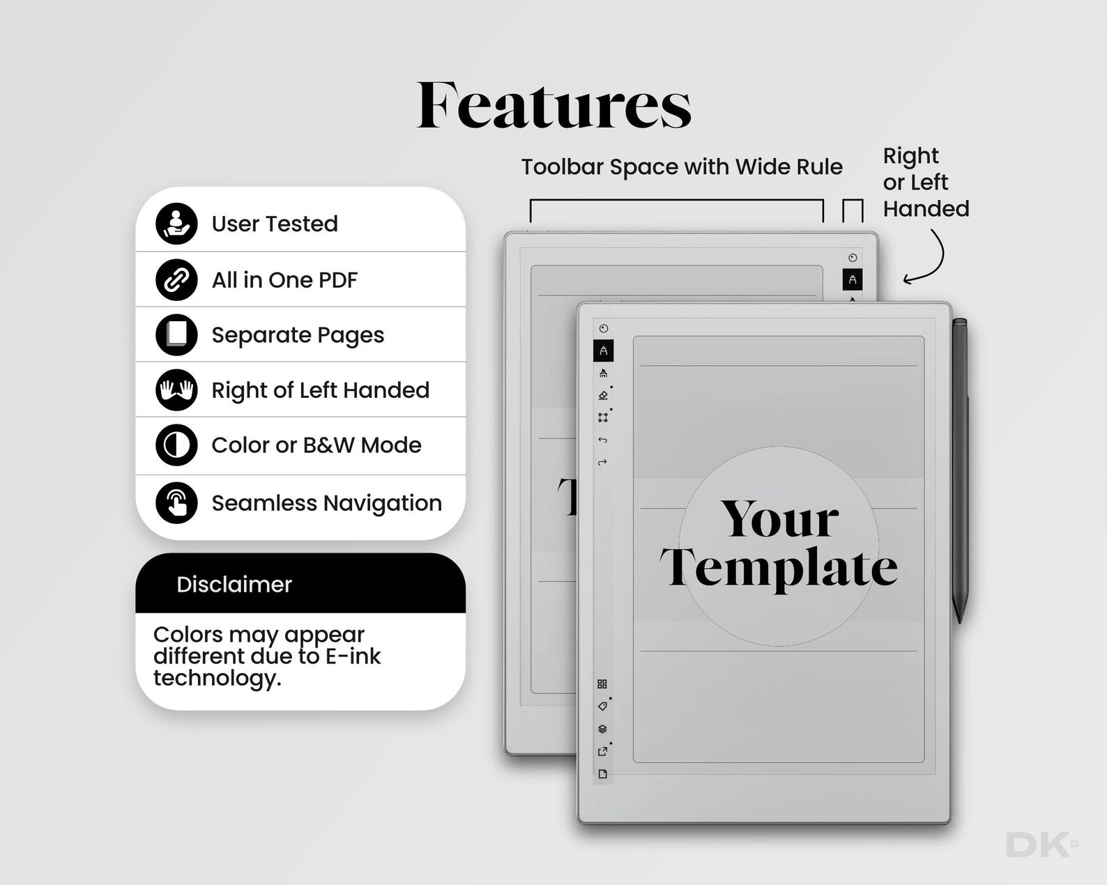 Task Map for Remarkable Paper Pro Template to Do List Simple Planner ...