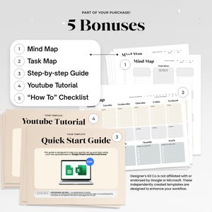 Small Business Spreadsheet Tax Preparation Digital Template Excel Accounting System Organization Financial Tracking Tool Entrepreneur image 8