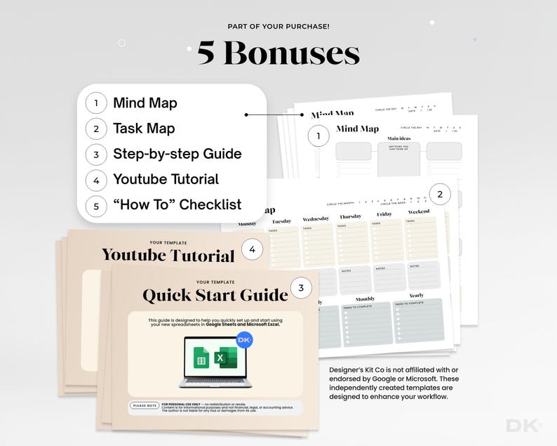 Small Business Spreadsheet Tax Preparation Digital Template Excel Accounting System Organization Financial Tracking Tool Entrepreneur image 8