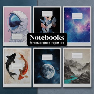 Taccuino per reMarkable Paper Pro Modello Taccuino PDF con collegamento ipertestuale Colorato Eink per reMarkable Pro Planner Organizzatore Blocco note intelligente rMPP