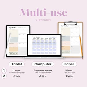 Digital Planning Template Time Management System Professional Schedule Organizer Weekly Layout Design Task Priority Framework Productivity Enhancement Tools Focus Management System Print Ready Format Daily Planning Package Efficiency