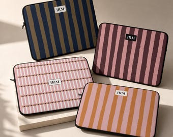 Laptop Sleeve for MacBook Air 13 15 Inch and MacBook Pro Protective Laptop Cover Striped Hard Shell Laptop Sleeve Colorful Aesthetic