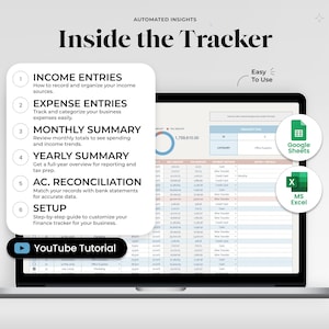Tax Preparation Template Small Business Accounting Digital Spreadsheet Excel Compatible Financial Organization System Entrepreneur Tracking Tool Monthly Reporting Solution Professional Bookkeeping Setup Seven Tabs Automated Entries Account
