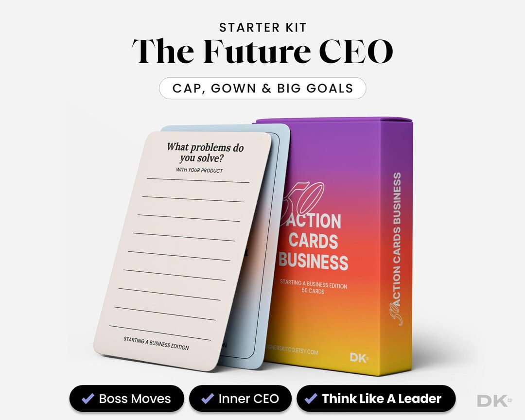 Future CEO Cards: Business Mastermind, Team Building (printable) - Etsy