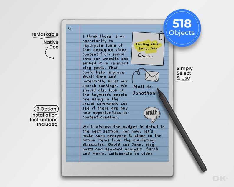 Stickers for Remarkable Paper Pro Template Stickers for Remarkable Pro ...