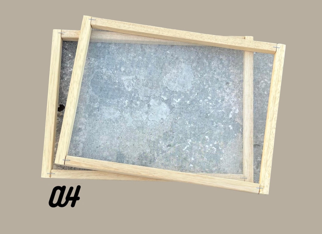 Handmade Mould and Deckle for Paper Making Craft Supply, Paper Making