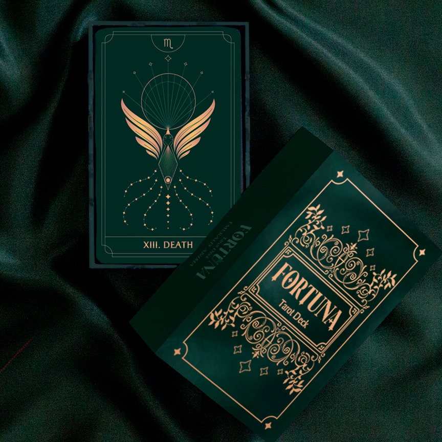 Fortuna Tarot Deck Emerald Anima - Etsy