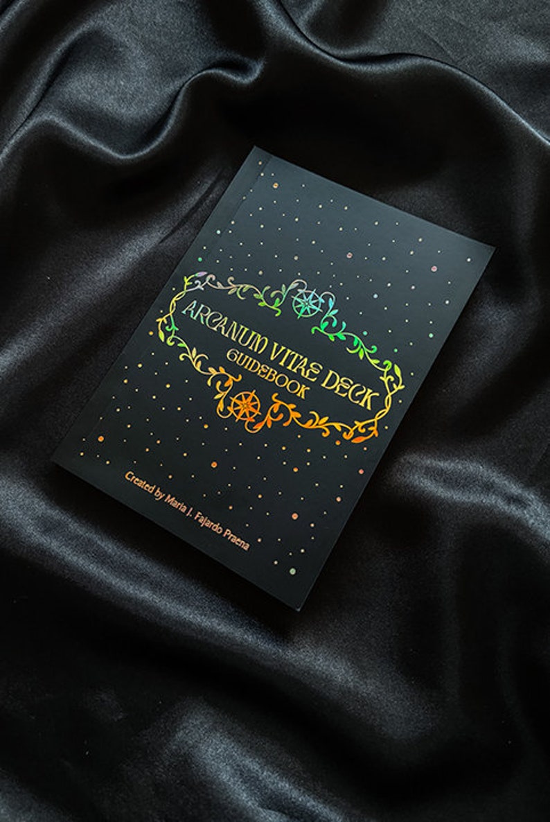 Arcanum Vitae Deck | Lenormand Cartomancy Tarot Cards | Minimalistic Cards with Rainbow | Gold Edges | Beginners and Experts with Guide Book image 7