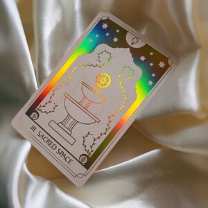 Arcanum Vitae Deck | Lenormand Cartomancy Tarot Cards | Minimalistic Cards with Rainbow | Gold Edges | Beginners and Experts with Guide Book image 10