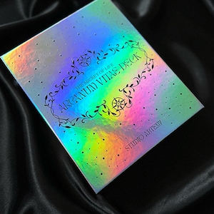 Arcanum Vitae Deck | Lenormand Cartomancy Tarot Cards | Minimalistic Cards with Rainbow | Gold Edges | Beginners and Experts with Guide Book image 6