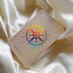 Arcanum Vitae Deck | Lenormand Cartomancy Tarot Cards | Minimalistic Cards with Rainbow | Gold Edges | Beginners and Experts with Guide Book image 9