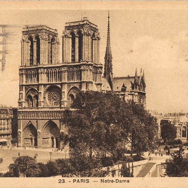 lot ORIGINAL VINTAGE postcards PARIS France 1900-1980 pick lot size