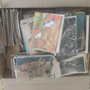 Lot ORIGINAL VINTAGE postcards All pre 1945 sent/not send Pick your lot size mistery box postcrossing wedding guestbook