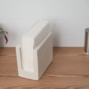 Napkin Holder for Table, Kitchen Decor. Modern Concrete Napkin Holder, Kitchen Organizer.