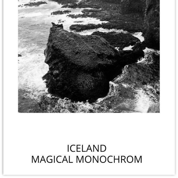 calendar, wall, 2024 US/CA Iceland - magically monochrome - Wallcalender