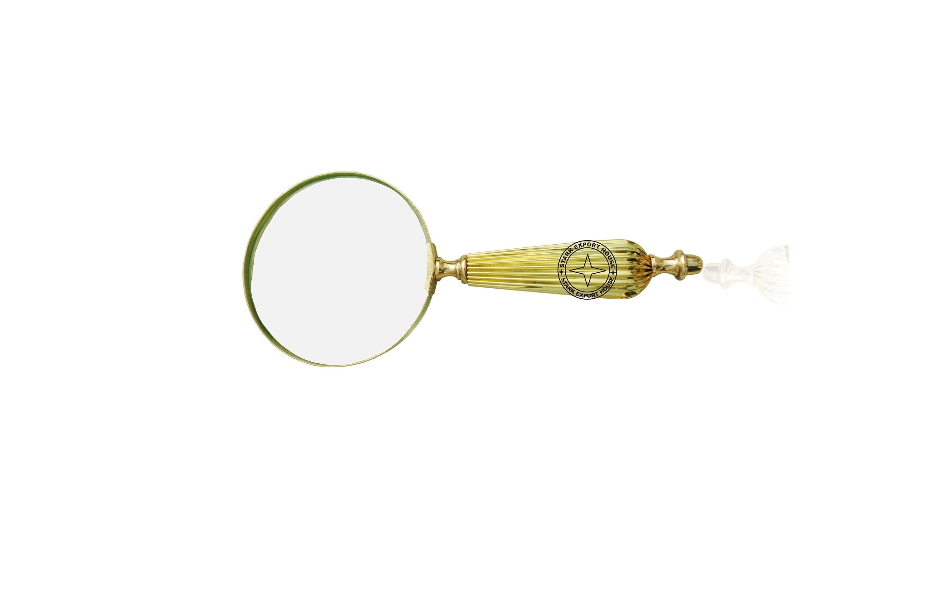 Double Glass High Power Antique Handheld Magnifier Magnifying Glass for  Reading, Soldering, Jewelries, Maps, Great for Gifting 