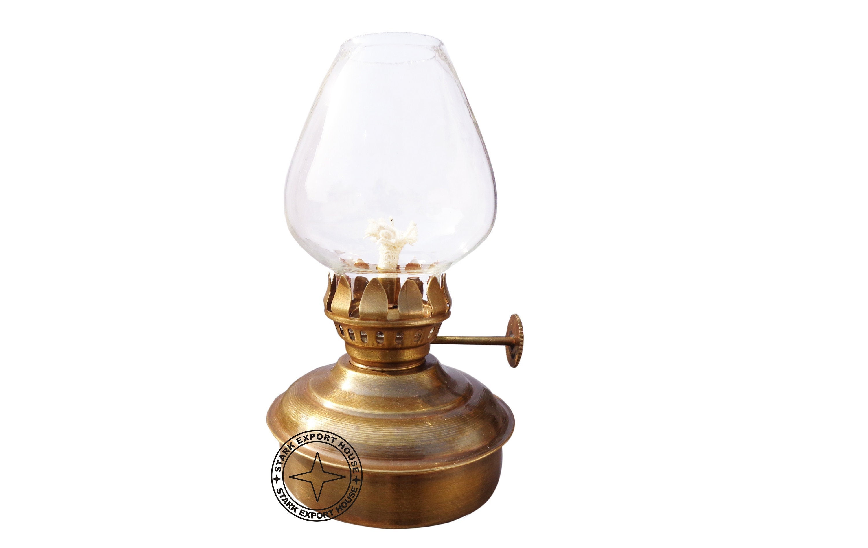 Oil/kerosene Lamp/wick/burner/tall and Heavy 