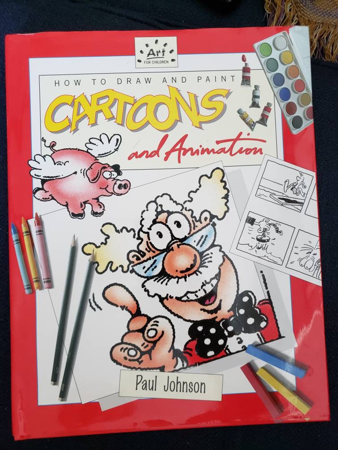 how-to-draw-and-paint-cartoons-and-animation-by-paul-johnson-etsy