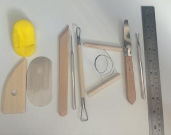 Set Da 38 Pezzi Di Strumenti Per Argilla Polimerica E Ceramica - Kit Per Scolpire, Modellare E Intagliare Con Borsa Inclusa - 3
