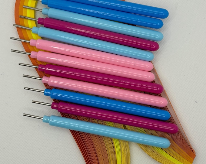 12pc Quilling Tool Set, DIY Craft Pens for Kids or Adults, Paper crafting set, Paper filigree, Starter Quilling set for all ages and levels