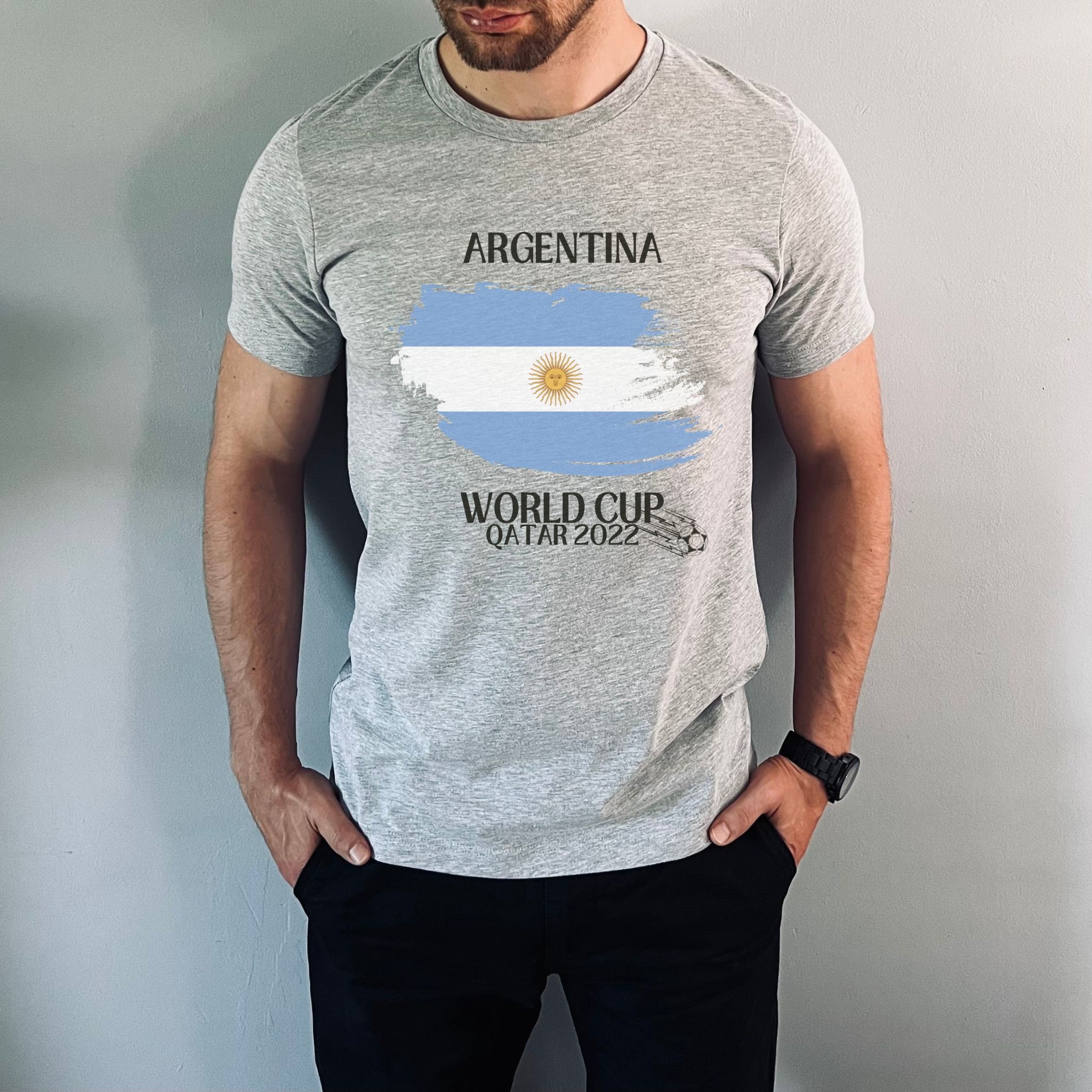 Discover Argentina World Cup T-Shirt, Qatar World Cup 2022 T-shirt