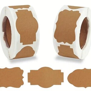 Etiquetas adesivas para artesanato em forma de suprimentos para artesanato, decoração de casamento e organização de pequenas empresas, etiquetas adesivas para armazenamento DIY de produtos