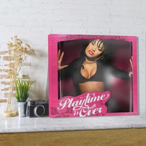 Nicki Minaj Playtime Is Over Canvas Art Music Album Poster and Wall Art Picture Print Poster