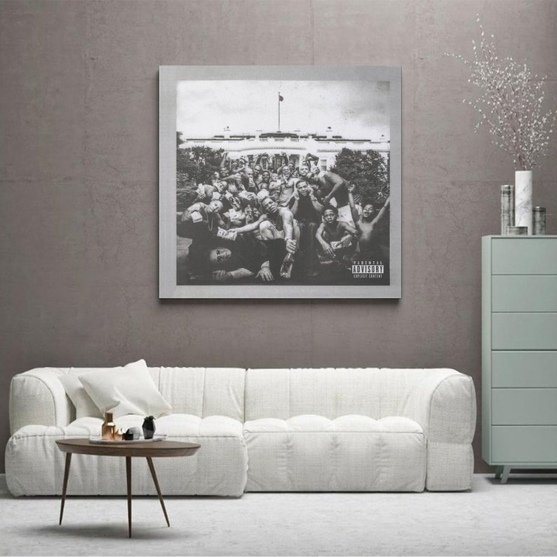 Kendrick Lamar to Pimp A Butterfly Pitchfork Canvas Art Music Etsy