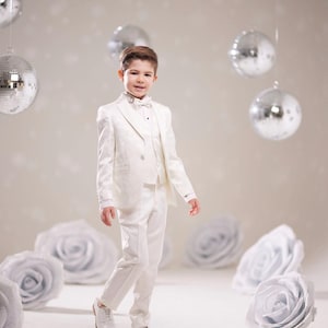 Jungen Tuxedo Set 1–14 Jahre | Eleganter Anzug für Hochzeit, Ringträger, Abschlussfeier - besondere Anlässe