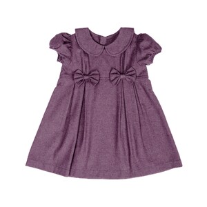 Short Sleeve - Baby Collar Girl&#39;s Casual Dress