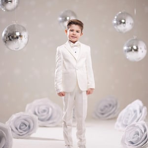 Jungen Tuxedo Set 1–14 Jahre | Eleganter Anzug für Hochzeit, Ringträger, Abschlussfeier - besondere Anlässe