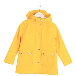 Kids Pocket Raincoat, Water Repellent Hooded Rain Jacket for Boys & Girls