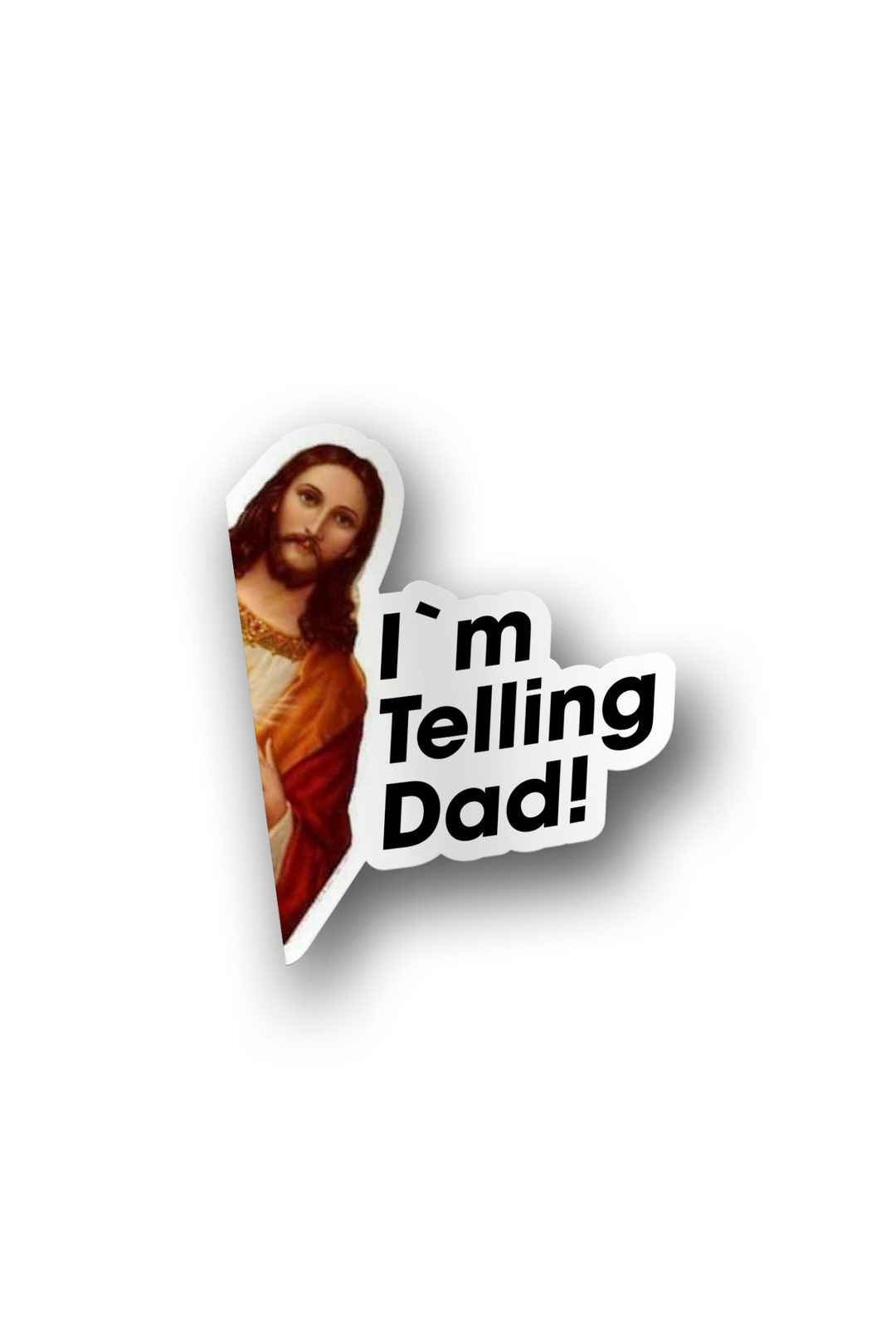 I M Telling Dad Vinyl Sticker, Car Sticker, Decal Sticker, Car Window ...