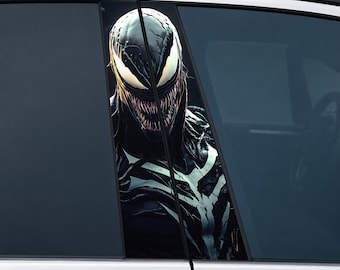 Venom - Car Doors Pillar Decals, Universal fit, HD