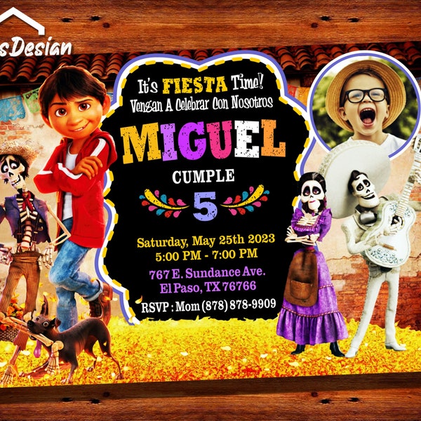 Invitation in Spanish Etsy