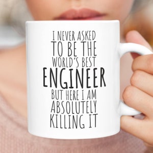 Funny Engineer Mug, Colleague Gift