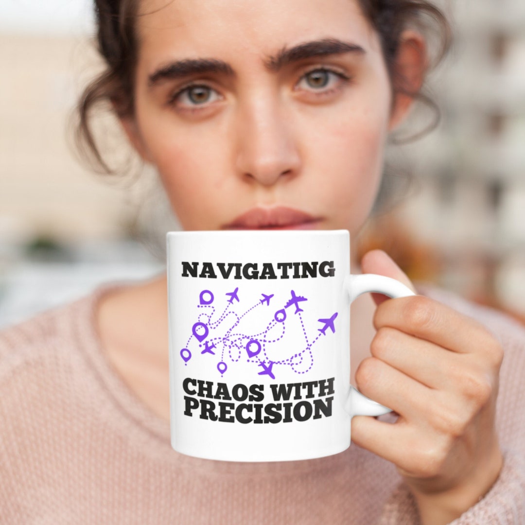 Navigating Chaos With Precision Mug Air Traffic Controller Etsy