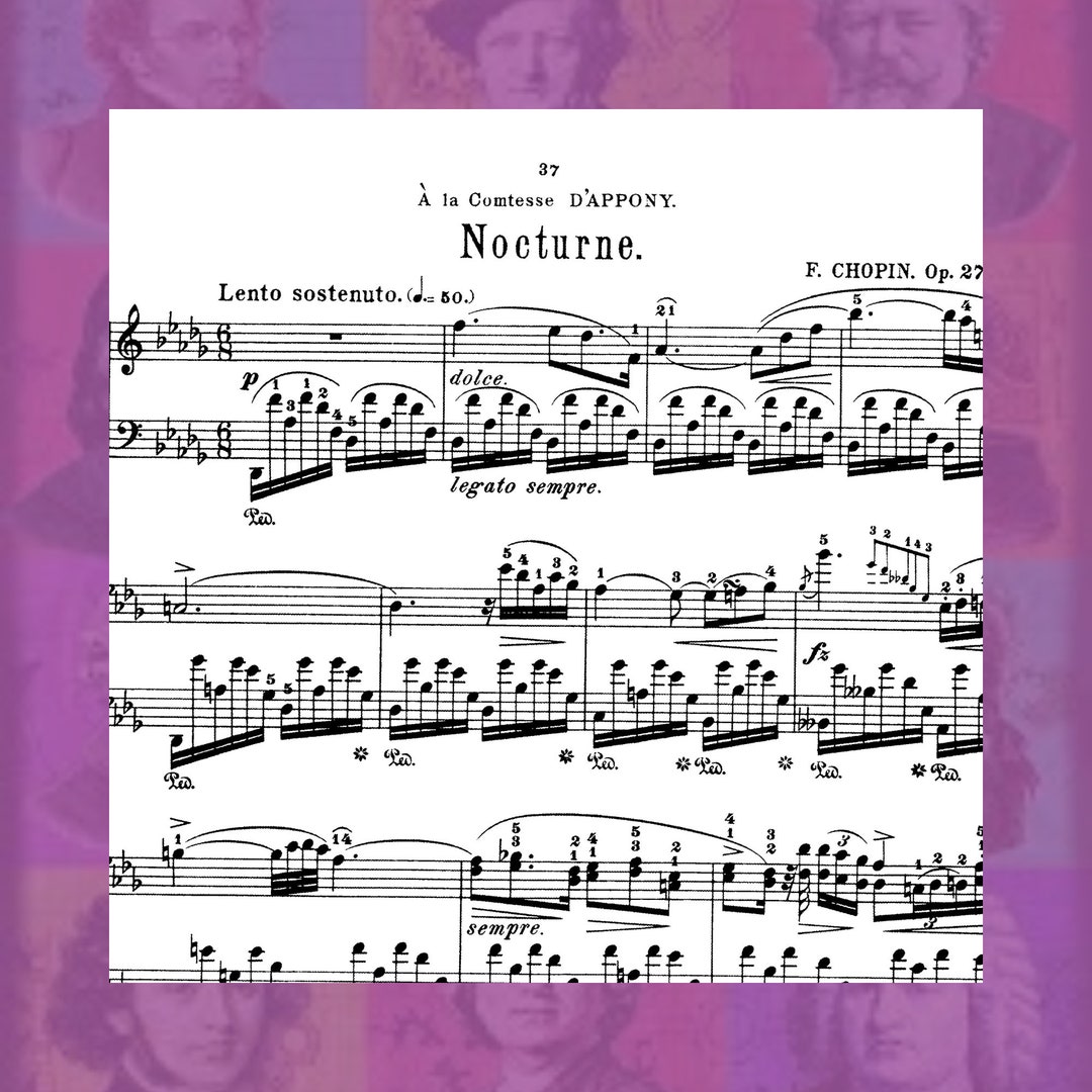 Chopin Nocturne 8 D Flat Major Op. 20, No 2 Frederic