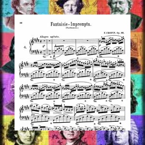 Chopin - Fantaisie Impromptu Op. 66 Piano Sheet Music PDF 6 Pages