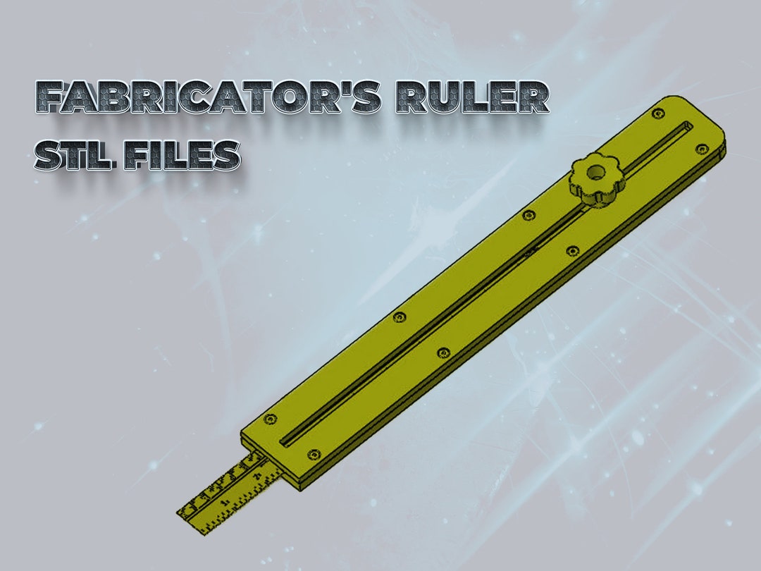 Monitor Ruler 3d Printer Fabricator's Ruler Case Free Stl for 3D Printer - Etsy