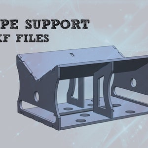 Pipe support prism for welding table DXF plasma cut files