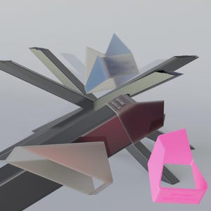 Nogi stołu Spider Loft w formacie STL + pliki PDF z planami, nowoczesna podstawa stołu, stalowy stół jadalny