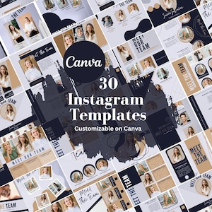 30 Meet the Team Realtor Social Media Posts, Real Estate Marketing, Real Estate Instagram Posts, Meet The Team Instagram Posts, Canva Posts