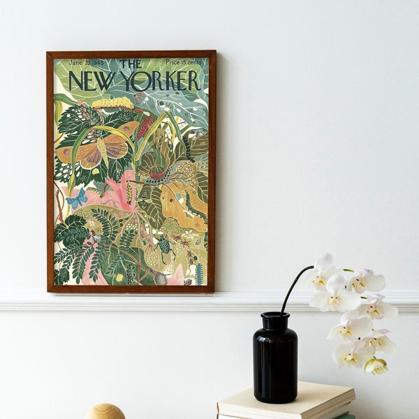 Vintage New Yorker Cover art | NYC, Aesthetic | Colourful , Home & living decor | High Quality images | The New Yorker Poster | Jun 23 1945